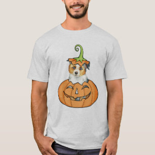 T-shirt Berger américain miniature d'Halloween
