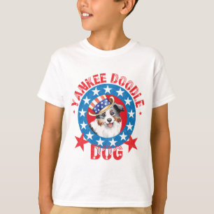 T-shirt Berger américain miniature patriote