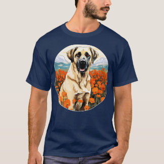T-shirt Berger anatolien Fleur de montagne mignonne Kangal