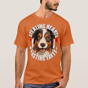 T-shirt Berger Australien Amusse Amusant Voler Coeurs B