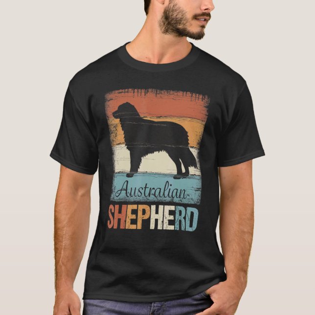 T-shirt Berger Australien Chien de berger Aussie (Devant)