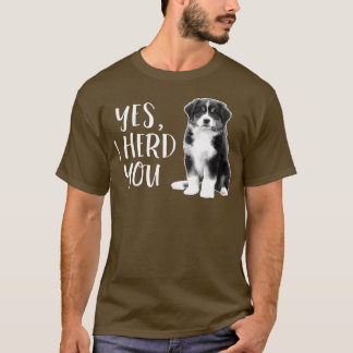 T-shirt Berger Australien Héritage Chien Drôle Drôle Je T'