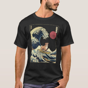 T-shirt Berger Australien Japonais Kanagawa Wave Funny S