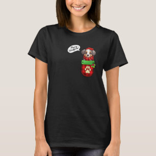 T-shirt Berger Australien Noël Joyeux Woofmas En Poc