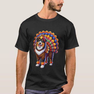 T-shirt Berger Australien Turquie Drôle Thanksgiving Anim