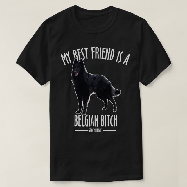 T-shirt Berger belge Groenendael (Design devant)