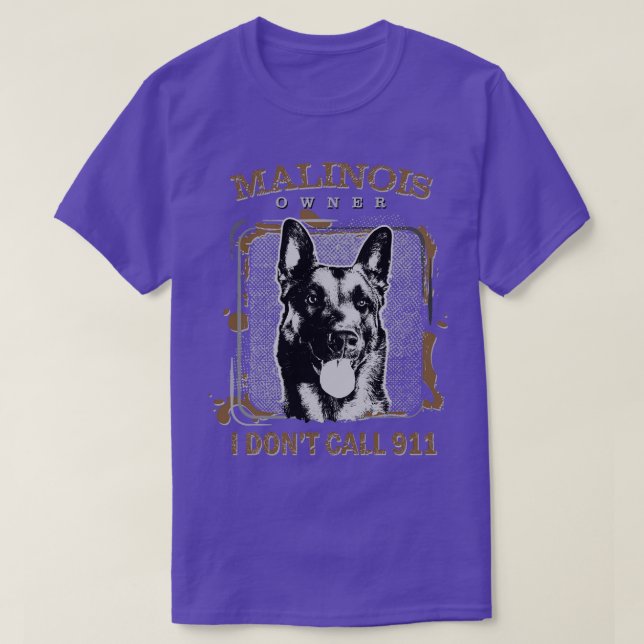 T-shirt Berger belge malinois (15) (Design devant)
