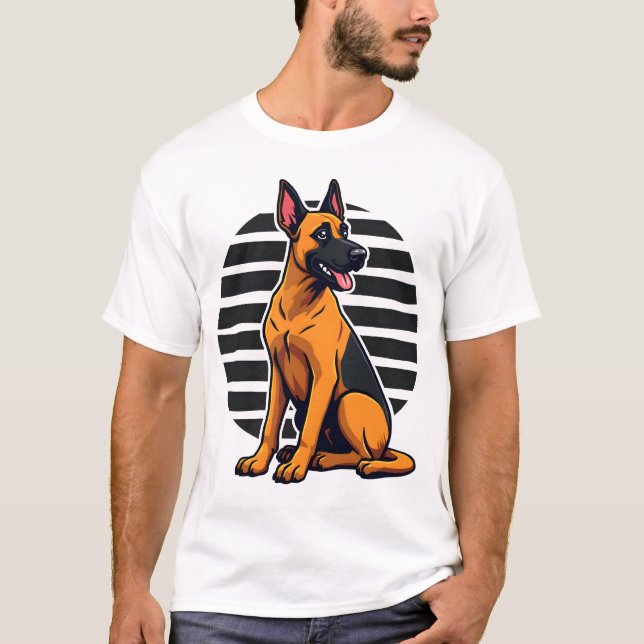 T-shirt Berger belge Malinois (2) (Devant)