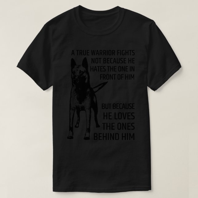 T-shirt Berger belge Malinois (2) (Design devant)