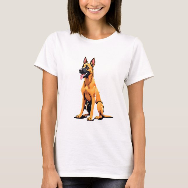 T-shirt Berger belge Malinois (3) (Devant)