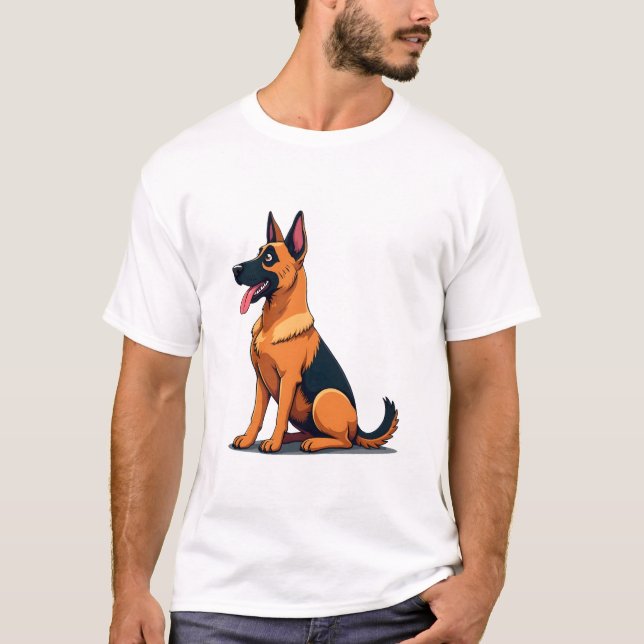 T-shirt Berger belge Malinois (6) (Devant)