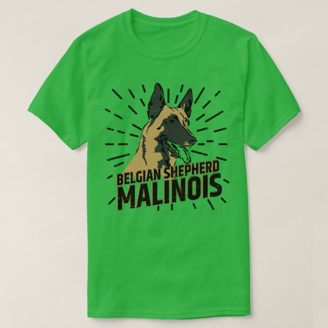 T-shirt Berger belge Malinois (8) (Design devant)