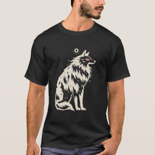 T-shirt Berger belge Malinois Husky Tribal Art animal
