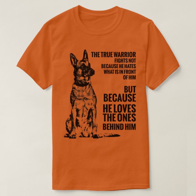 T-shirt Berger belge malinois Mechelaar (17) (Design devant)