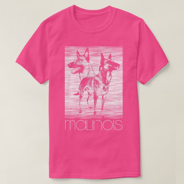 T-shirt Berger belge malinois Mechelaar Maligator (1) (Design devant)