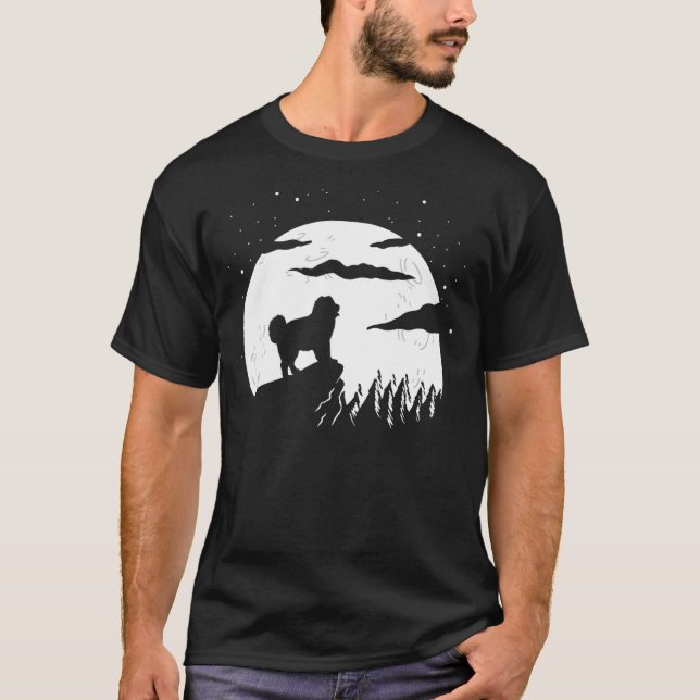 T-shirt Berger caucasien et montagne (Devant)