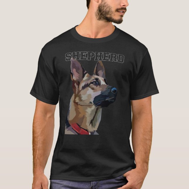T-shirt Berger de chien (Devant)