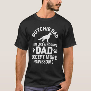 T-shirt Berger Hollandais Homme Papa Chien Papa Berger Hol