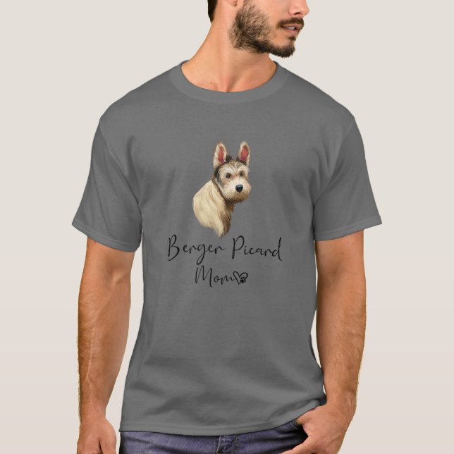 T-shirt Berger Picard Maman mignonne Chien Chien Chien Pro (Devant)