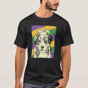 T-shirt Bergère australien Jester Mardi Gras Chienne maman