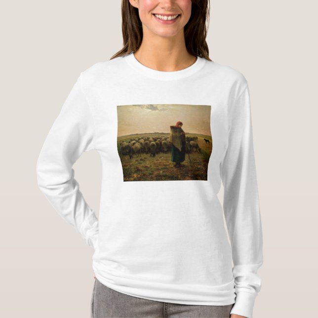 T-shirt Bergère avec son troupeau, 1863 (Devant)