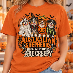 T-shirt Bergers Australiens Les Gens Créent Halloween Chie