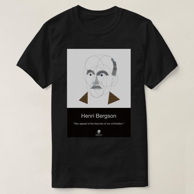 T-SHIRT BERGSON HENRI (Design devant)