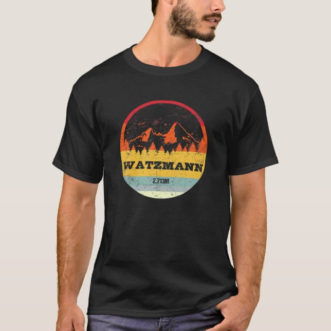 T-shirt Bergsteiger Bergsteiger | WATZMANN 2713M Mountain (Devant)