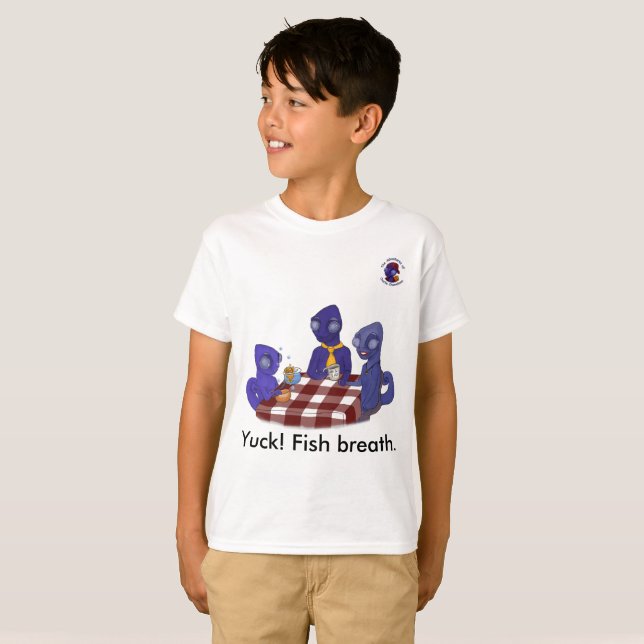 T-shirt Berk ! Souffle de poissons (Devant entier)