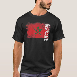 T-shirt Berkane Maroc Drapeau Pour Marocains Hommes Femmes