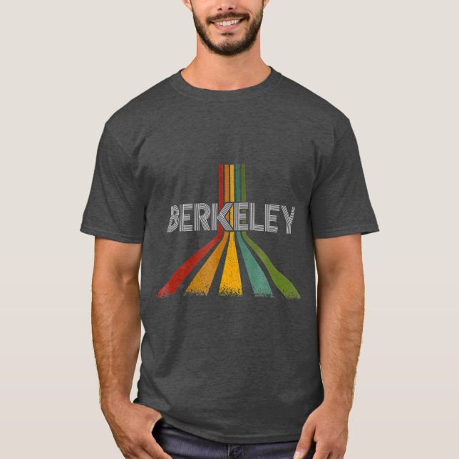 T-shirt Berkeley California Vintage Retro (Devant)
