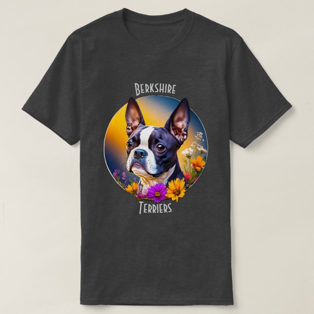 T-Shirt Berkshire Terriers 01 (Design devant)