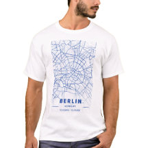 Berlin Allemagne City Plan bleu