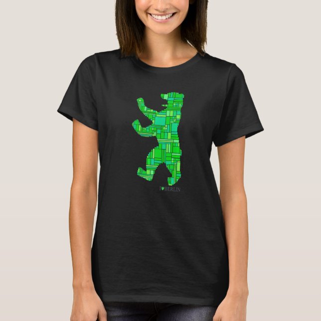 T-shirt Berlin   Berlin Ours   J'aime Berlin (Devant)