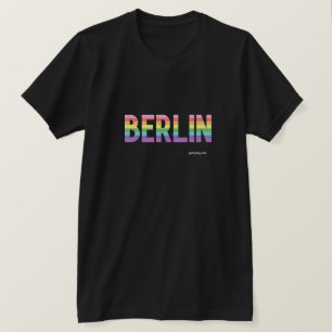T-shirt Berlin Pride Schwul / Gay Rainbow Flag