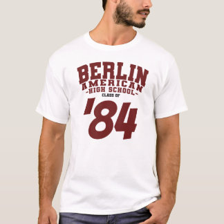 T-shirt BERLIN Promotion école secondaire américaine de