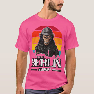 T-shirt Berlin Retro Monkey Berliner
