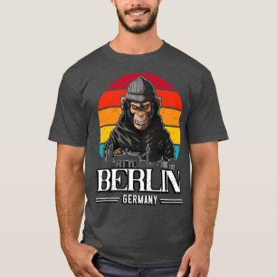 T-shirt Berlin Retro Monkey Berliner