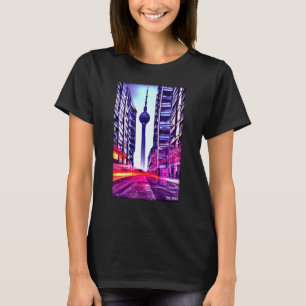 T-shirt Berlin TV Tower Berlin City Street Sight Landmark