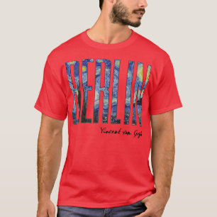 T-shirt Berlin Van Gogh Starry Art de nuit Vincent Van Gog