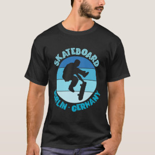 T-shirt Berline Allemagne Skateboardeur Urne Skateboard
