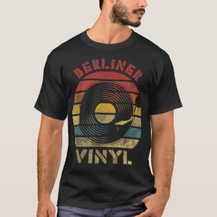 T-shirt Berliner Vinyl Retro Record musique Vintage