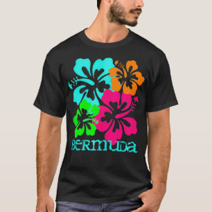 T-shirt Bermuda Island Beach Hibiscus Tropical Surf de voy
