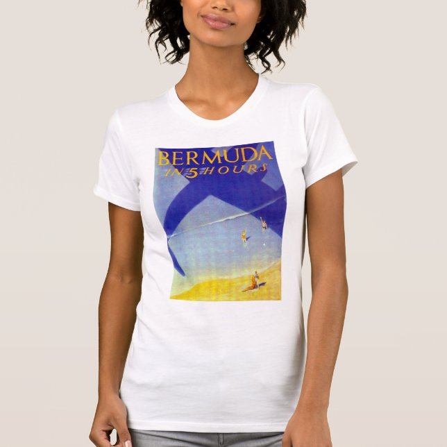 T-shirt Bermudes en 5 heures (Devant)