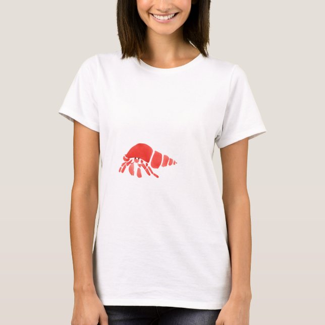 T-shirt Bernard l'ermite rouge (Devant)