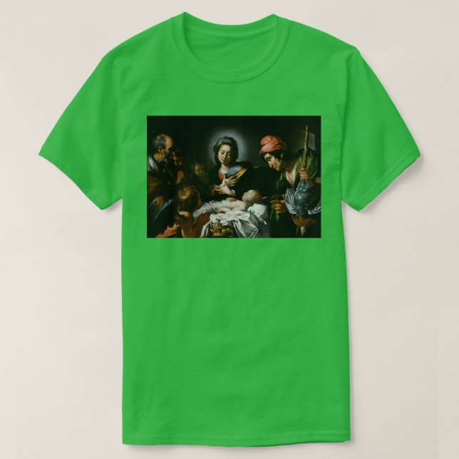 T-shirt Bernardo Strozzi Adoration des bergers (Design devant)