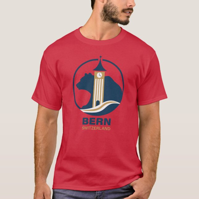 T-shirt Berne Suisse Europe (Devant)