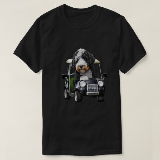 T-shirt Bernedoodle Bernese cadeau de golf Chien papa