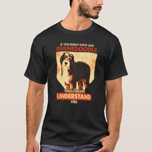 T-shirt Bernedoodle Chien Bernedoodle 4 (Devant)