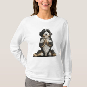 T-shirt Bernedoodle Chien Yoga Chemise Chien Maman entraîn